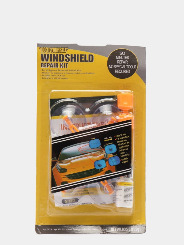 Набор для ремонта лобового стекла автомобиля