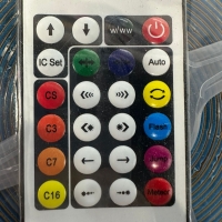 Гирлянда новогодняя на стену умная c пультом 5 метров