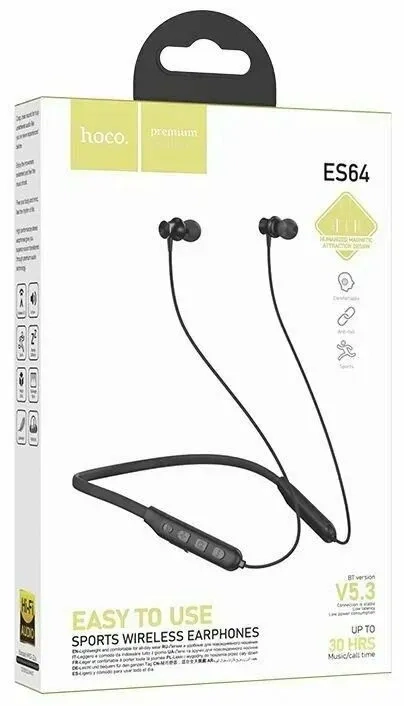 Беспроводные наушники Hoco ES64 серые