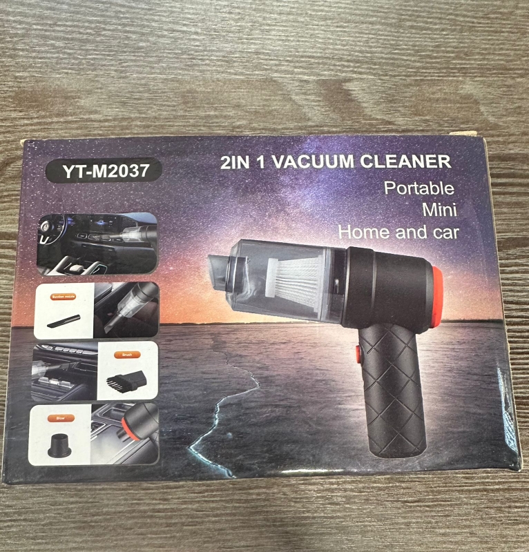 Автомобильный пылесос беспроводной 2 in 1