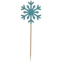 Шпажки для канапе Снежинки 6 шт (ассортимент)