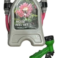 Шланг катушка 10м с пистолетом-распылителем (цвет в ассортимете)