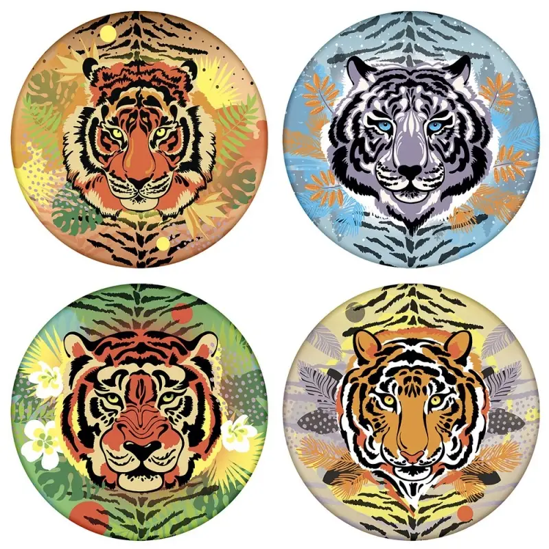 Подставка под горячее Ауф Тигр диаметр 20 см (ассортимент)