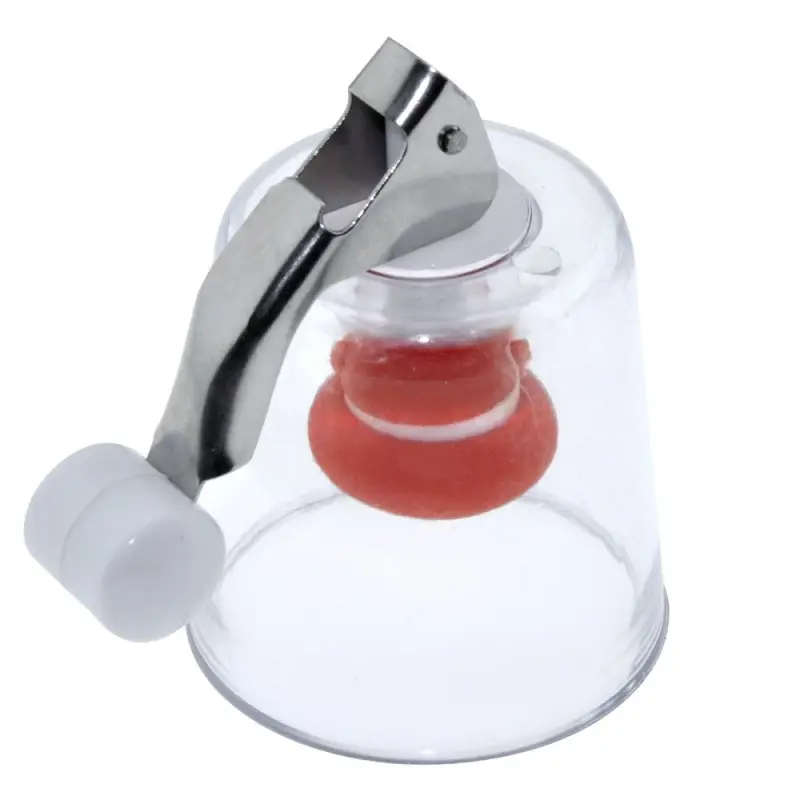 Пробка для бутылки с зажимом Стаканчик