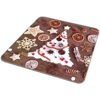Доска разделочная Подставка под горячее С Новым годом 18х18 см (ассортимент)