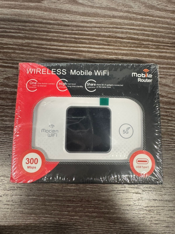 Мобильный Роутер Wi-Fi 4G LTE SIM карманный белый