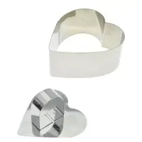 Кулинарная форма "Сердце" с крышкой-прессом