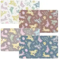 Доска разделочная Пасхальные зайцы 29х17 см (ассортимент)