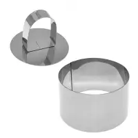 Кулинарная форма Круг с крышкой прессом