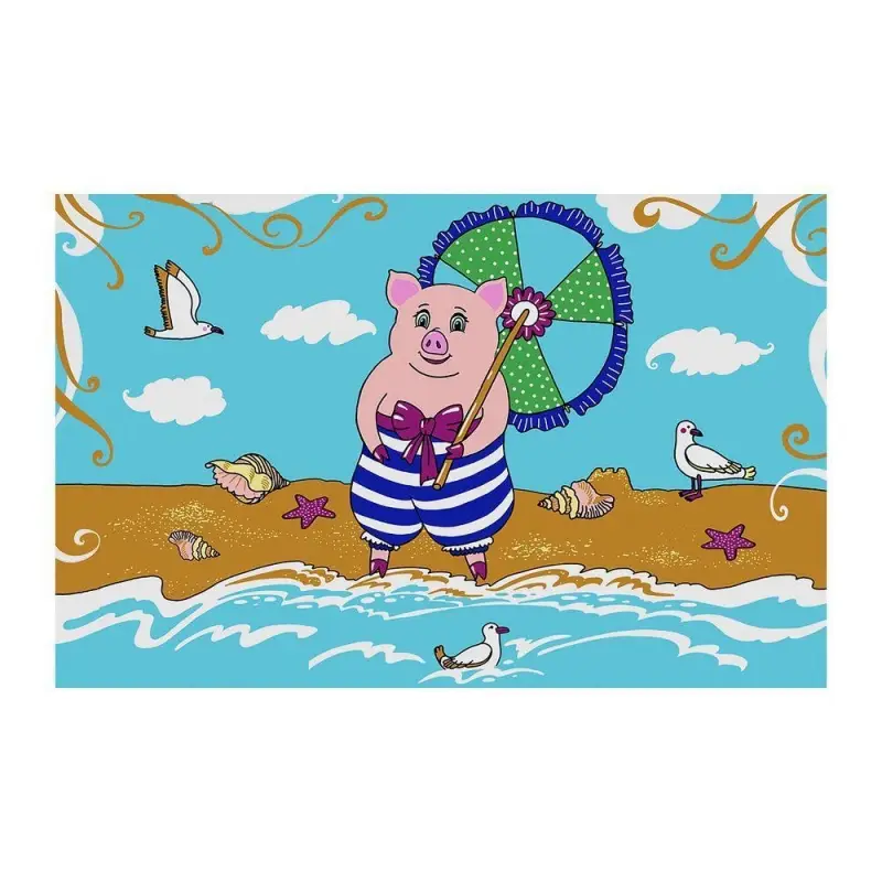 Подставка под горячее Милые свинки 18х28см (ассортимент)