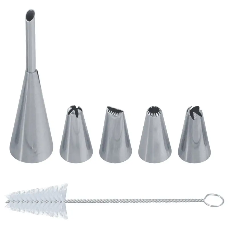 Насадки кондитерские с ершиком 6 предметов