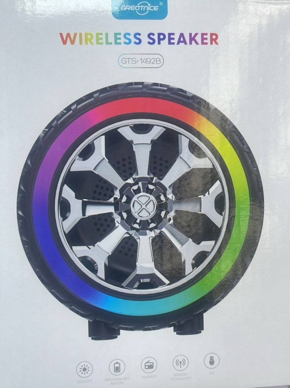 Колонка Колесо с подсветкой