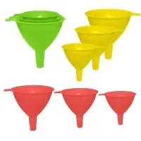 Воронки 3 шт диаметры 6,7,8 см (ассортимент)