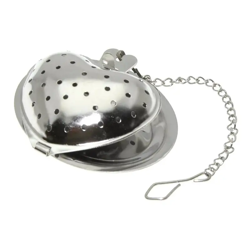 Ситечко для чая Сердце с подставкой