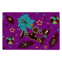 Разделочная доска подставка под горячее Карнавал 18х28см (ассортимент)