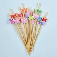 Шпажки для канапе Бабочки 24 шт