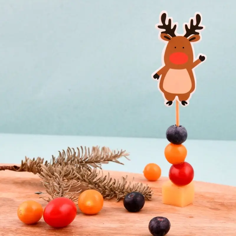 Шпажки для канапе С Новым годом 6 шт