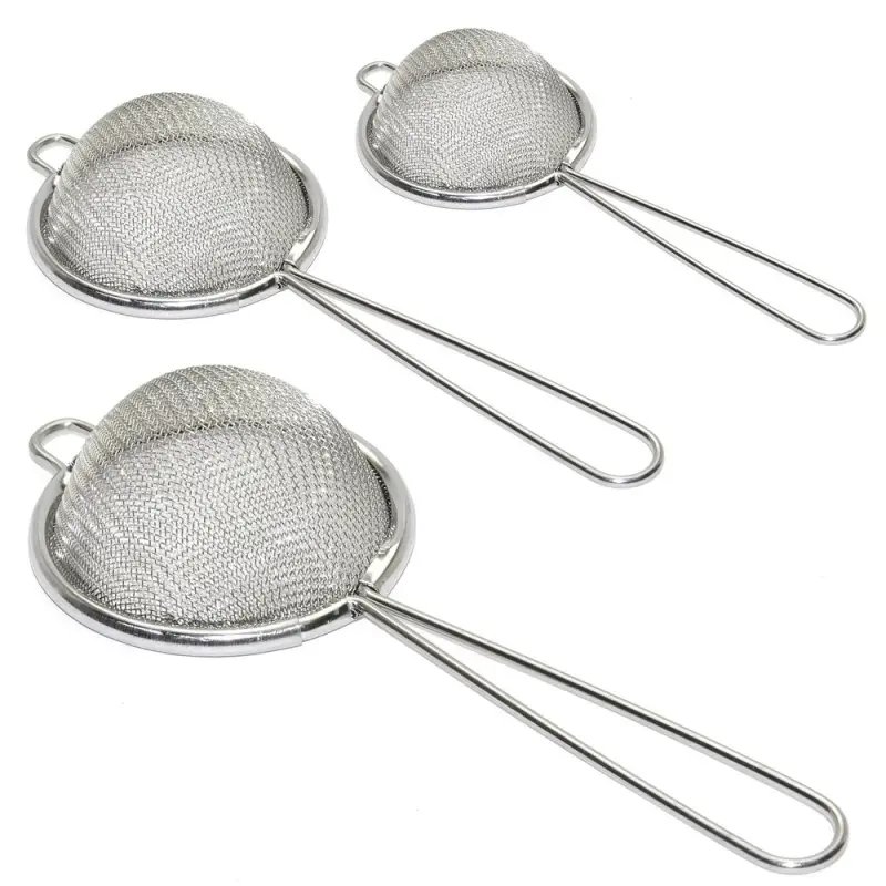 Сито набор 3 шт диаметр 7см 8см 9см