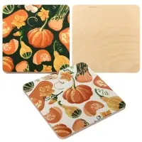 Подставка под горячее Тыквы 14х14 см (ассортимент)