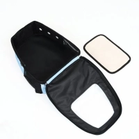 Рюкзак для переноски животных с окном для обзора голубой