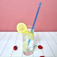Трубочки для коктейля Блестки 6 шт