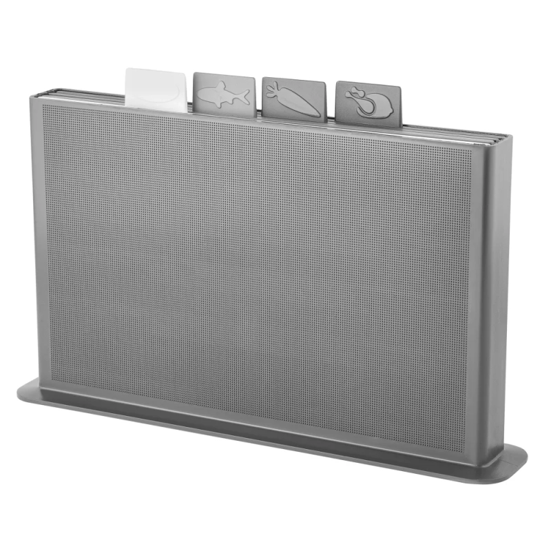 Набор разделочных досок 4 шт серые