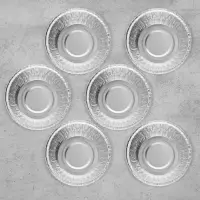Формы для маффинов одноразовые 6 шт, диаметр 7,5см, высота 4см, 100мл