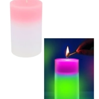 Восковая светодиодная свеча (цвет в ассортименте)