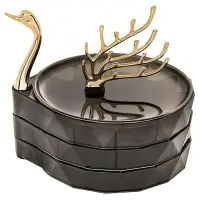 Шкатулка для украшений Лебедь (цвет в ассортименте)