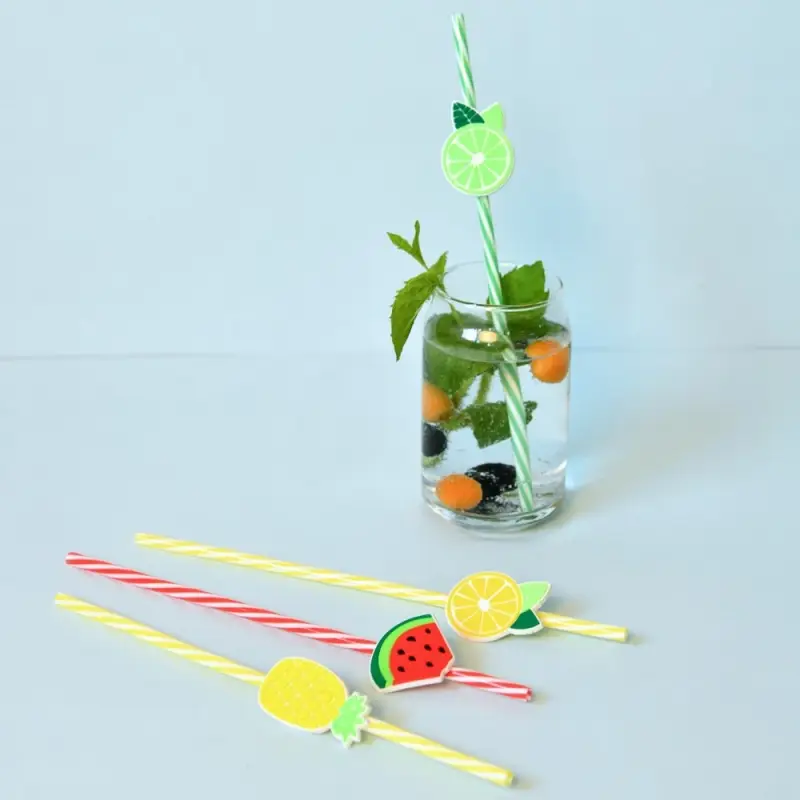 Трубочки для напитков Тропикана 4шт