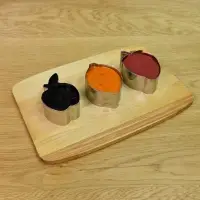 Форма для выпечки "Фрукты", набор 3 шт