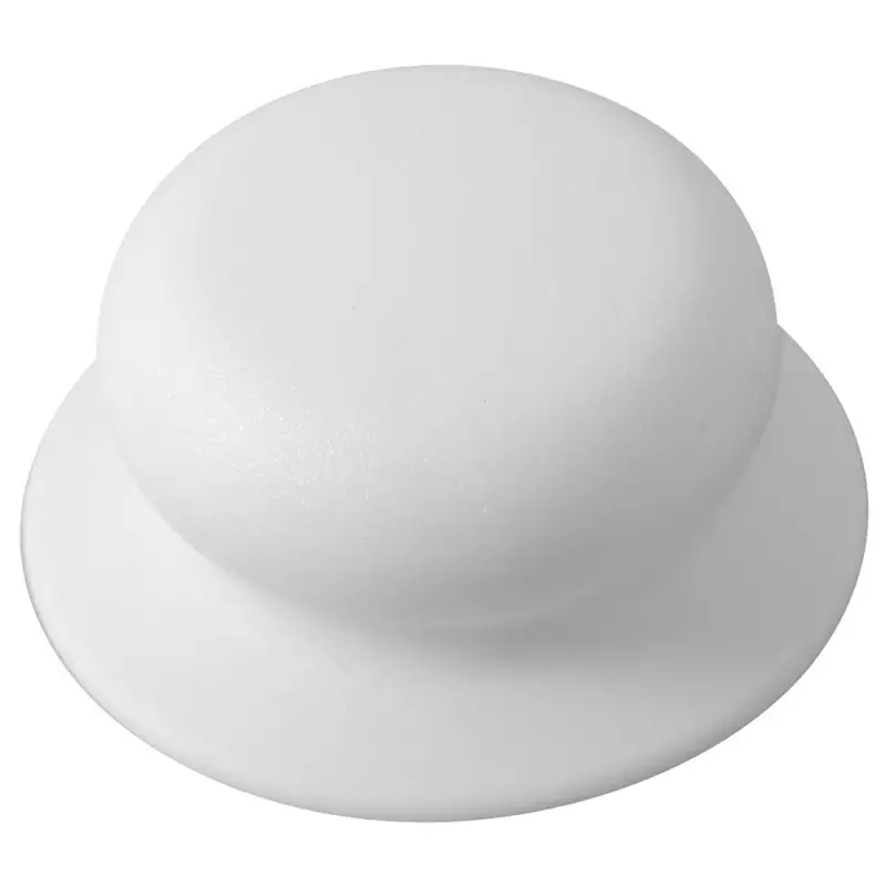 Ручка для крышки с саморезом белая 6 см