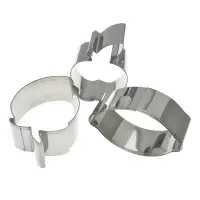 Форма для выпечки "Фрукты", набор 3 шт