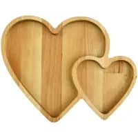 Менажница Два сердца 2 ячейки