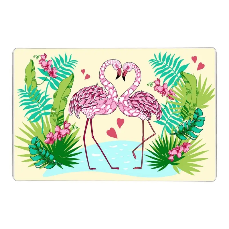 Доска разделочная Подставка под горячее Фламинго 18х28см (ассортимент)