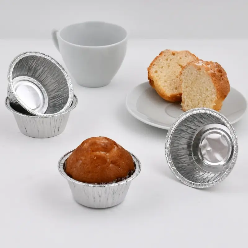Формы для маффинов одноразовые 6 шт, диаметр 7,5см, высота 4см, 100мл