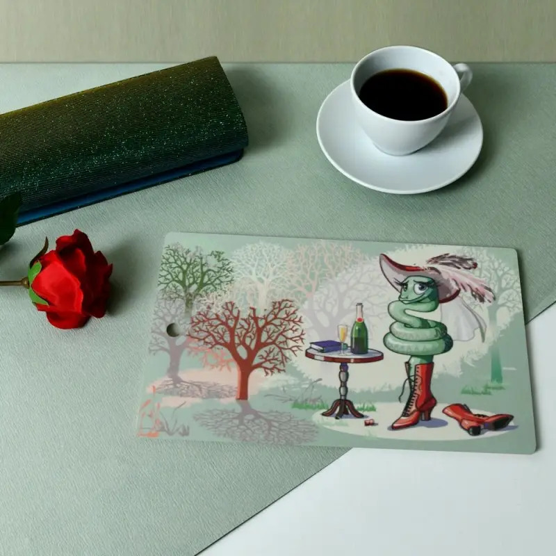 Доска разделочная Светский образ 29х17 см (ассортимент)