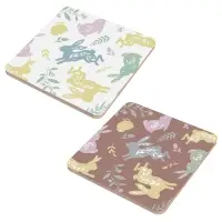 Подставка под горячее Пасхальные зайцы 14х14 см (ассортимент)