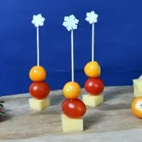 Шпажки для канапе Снежинки 24 шт