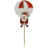 Топпер для украшения Новогодняя компания набор 6 шт