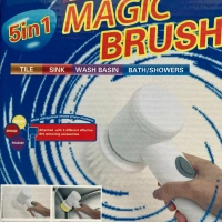 Электрощетка с насадками для уборки мытья посуды 5в1