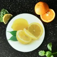 Разделочная доска подставка под горячее Лимон 20см