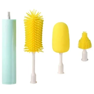 Электрическая щетка для чистки бутылок с 3-мя насадками