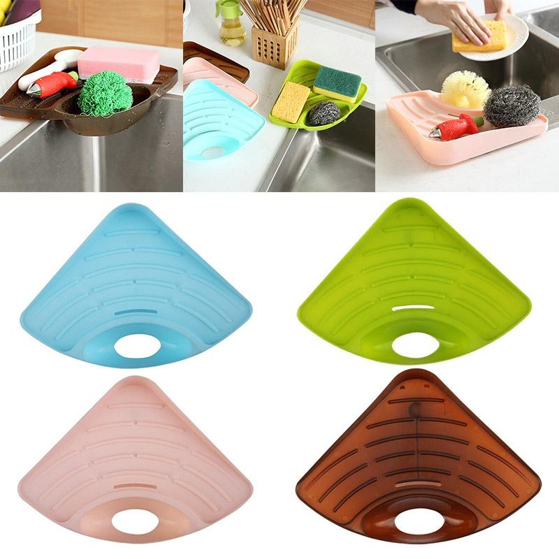 Подставка для мытья посуды и губки Органайзер на раковину (цвет в ассортименте)