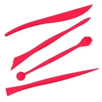 Набор инструментов для кондитерских украшений Стеки 4 шт 16 см (ассортимент)