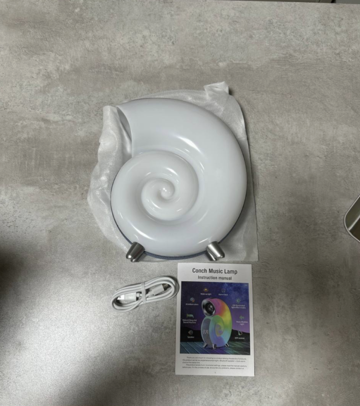 Ночник детский с подсветкой и колонкой Улитка