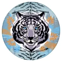 Подставка под горячее Ауф Тигр диаметр 20 см (ассортимент)