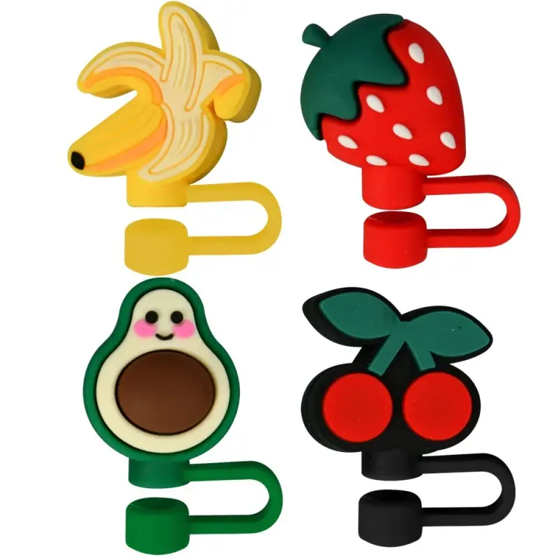 Колпачки для коктейльных трубочек Фруктик 4 шт