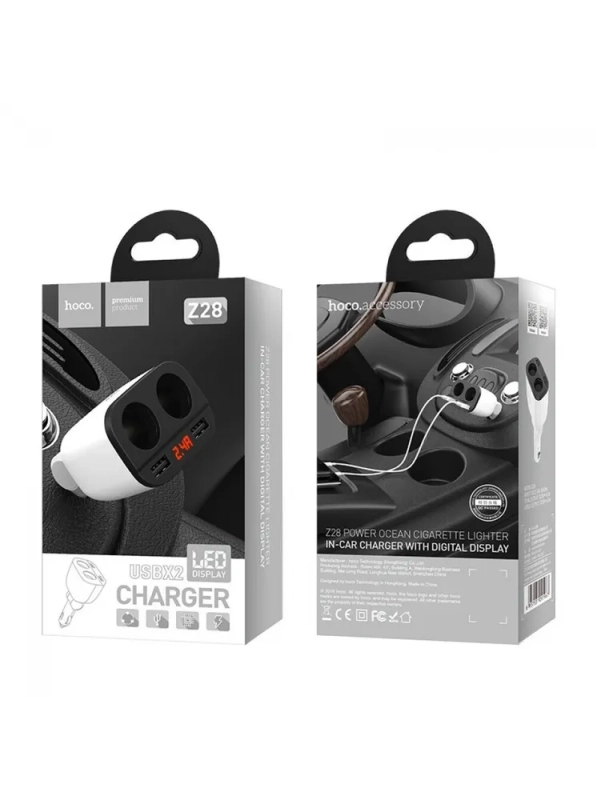 Автомобильное зарядное устройство Hoco Z28