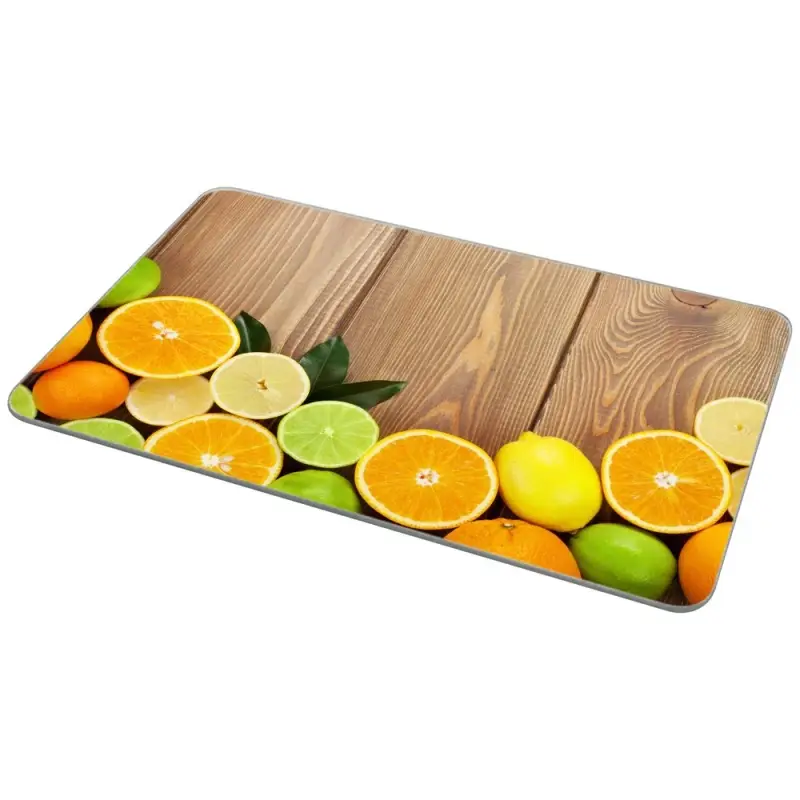 Разделочная доска подставка под горячее Цитрусовый микс 18х28см